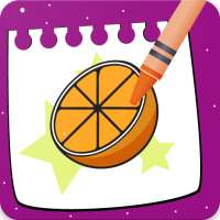 Juego para Colorear Frutas y Verduras on 9Apps