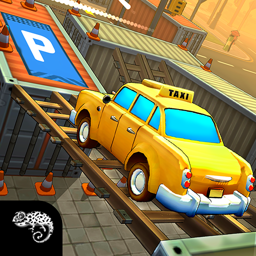 Real taxi driving game : Classic car parking arena icon