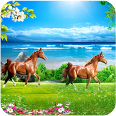 Horses Live Wallpaper icon