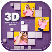 3D effect photo editor icon