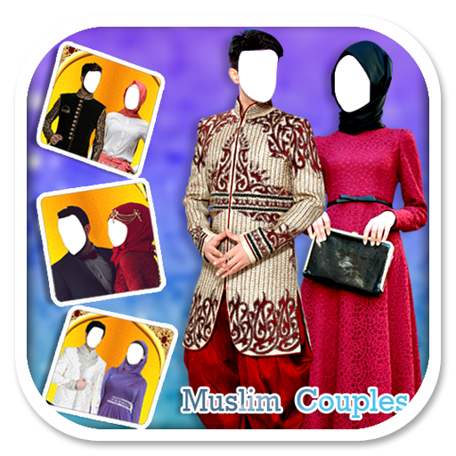 Couple Muslim Photo Suit icon