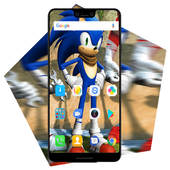 4k Blue Hedgehog Wallpaper New icon