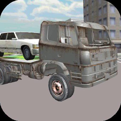 Car Transportation By Truck icon