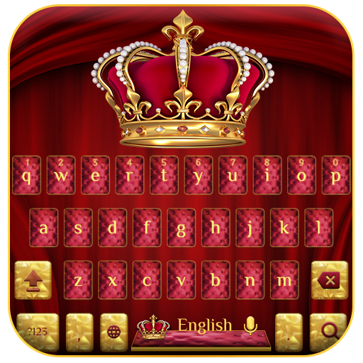 Red Crown Keyboard icon