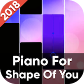 Shape Of You piano tiles icon
