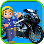 Sports Bike Repair Mechanic icon
