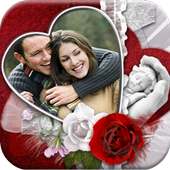 Romantic love photo frame