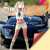 Women Selfie-Car Photo Frames icon