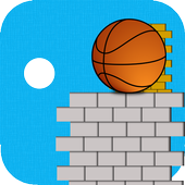 Red ball: wall classic new bouncing ball games icon