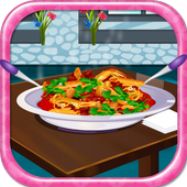 Tomato Pasta Cooking Games icon