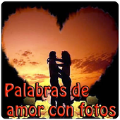 Palabras de amor con fotos icon