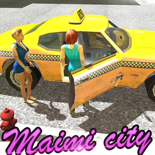 Real Taxi Driver Miami City icon