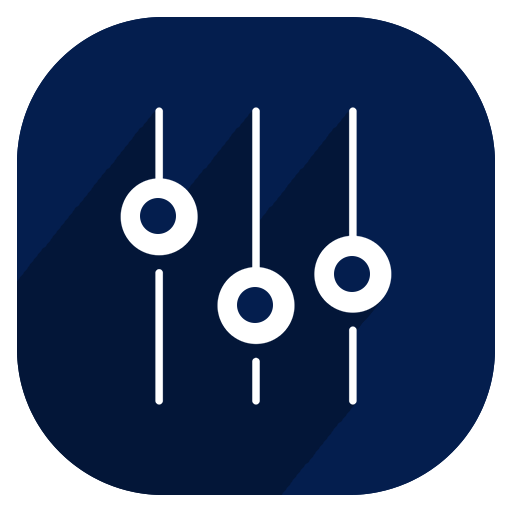 حجم المعادل وأفضل مكبر للصوت الداعم أيقونة