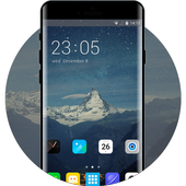 Theme for beautiful landscape one plus6 icon