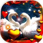 Valentine Birds live wallpaper icon
