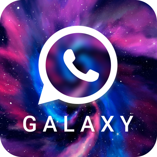 2021 Galaxy Theme -> GB Fm Whats Plus Azul HeyMods icon