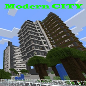 Modern city map for minecraft icon