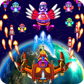 Chicken Shooter - Space Attach icon