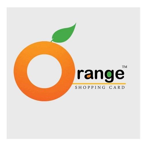 Orange Shopping Card icon