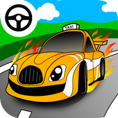 Crazy taxi driver games icon