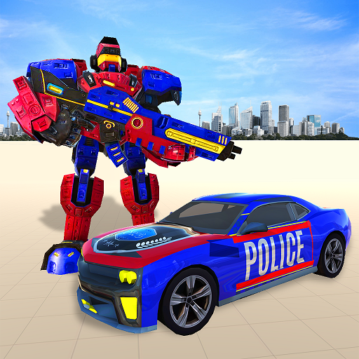 Police Robot Car Hero: Transform Robot Games icon