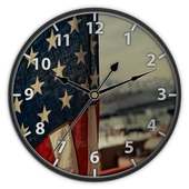 US Analog Clock Live Wallpaper