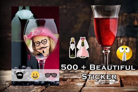 Wine Glass photo Frame screenshot 4