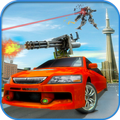 Muscle Robot Car – Transforming Robot Game icon