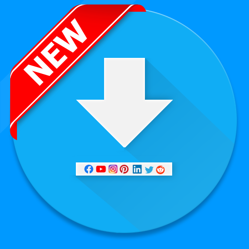 All Video Saver - Facebook, Instagram, WhatsApp أيقونة