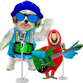 Singing Dog vs Talking Parrot icon