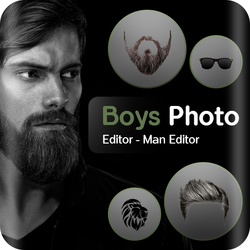 Boys Photo Editor - Men HairStyle, Beard styles icon