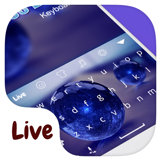 Glass Ball Live Keyboard Theme icon