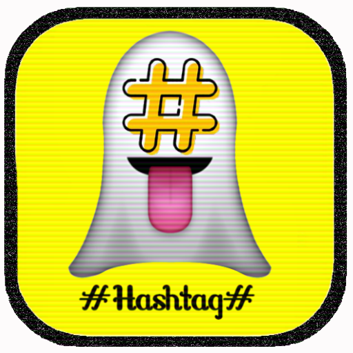 Hashtags for Snap chat icon