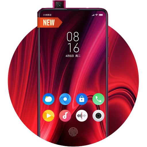 Launcher For Xiaomi Mi 9T Pro themes and wallpaper icon