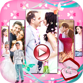Anniversary Photo Video Maker with Music icon