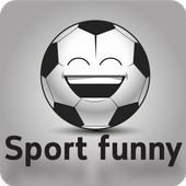 Sport funny video icon