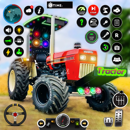 Cargo Tractor Farming Games 3D icon