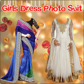 Girls Dress Photo Suite icon