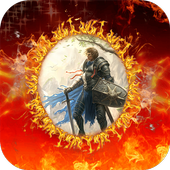 Fire Photo Frame Maker icon