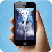 Cute Cat Zip Lock icon