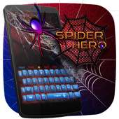 Spider Hero Keyboard Theme