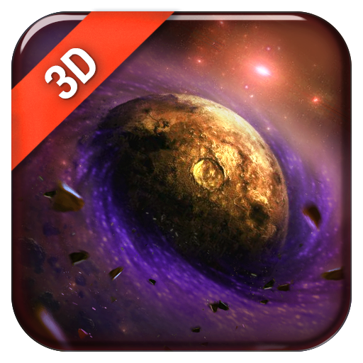 3D Outerspace Galaxy Live Wallpaper icon
