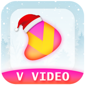 V Video - Lyrical Video Status Maker With Music icon