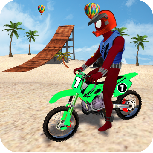 Super Hero Moto jump icon