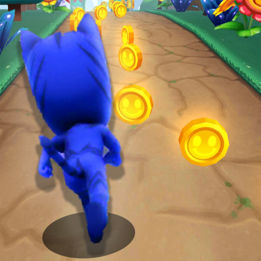 Subway Hero Masks :3D Adventure Run Blue Dash game icon