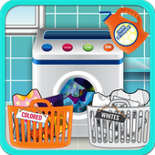 Washing Clothes Kids Games icon