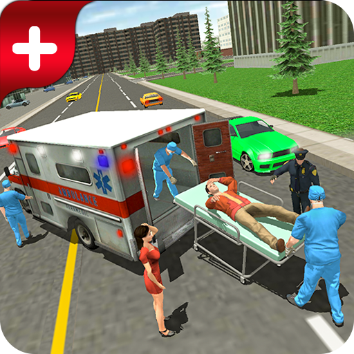 Accident City Ambulance Rescue Simulator 19 icon
