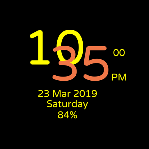 Latest Digital Clock Lwp icon