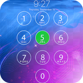Keypad Pin lock screen:PiN Screen Lock أيقونة