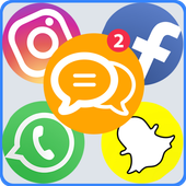Messenger - All Social Network In One Application icon